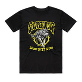 Steppenwolf - Born To Be Wild Wolf - Black T-shirt